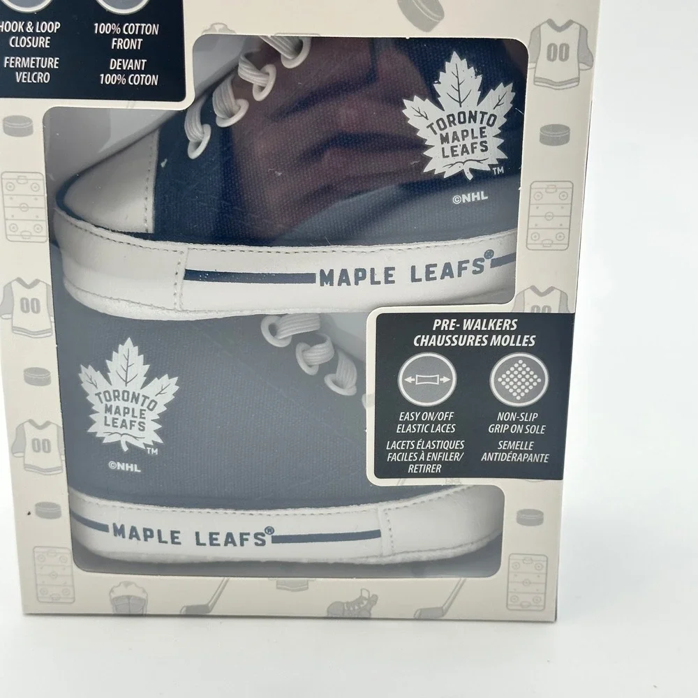 NHL Hockey Baby Toronto Maple Leafs Gift Set – Bib‎ and Shoes – FANATIC